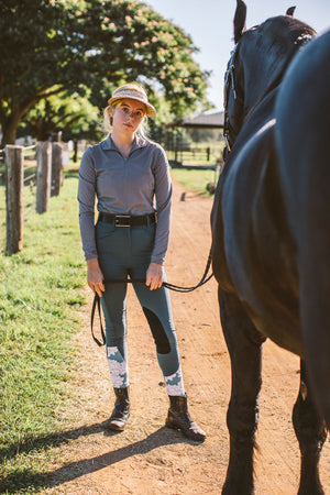 breeches trim in benoa swim prints